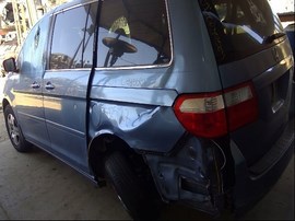 2007 HONDA ODYSSEY, BLUE, EX-L, 3.5L, AT, FWD,  A25127